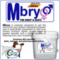 Mbryo for Breeding Sheep & Goats, 14 lb