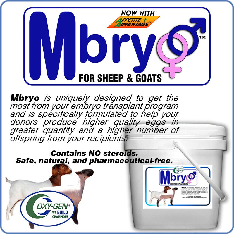 Mbryo for Breeding Sheep & Goats, 14 lb